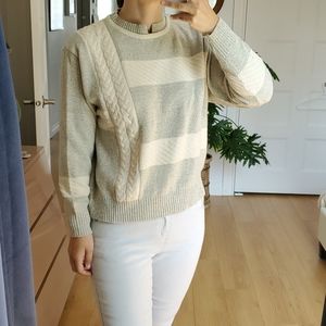 VTG Menke Exclusiv Sweater – Chic Retro Collar, Made in West Germany
